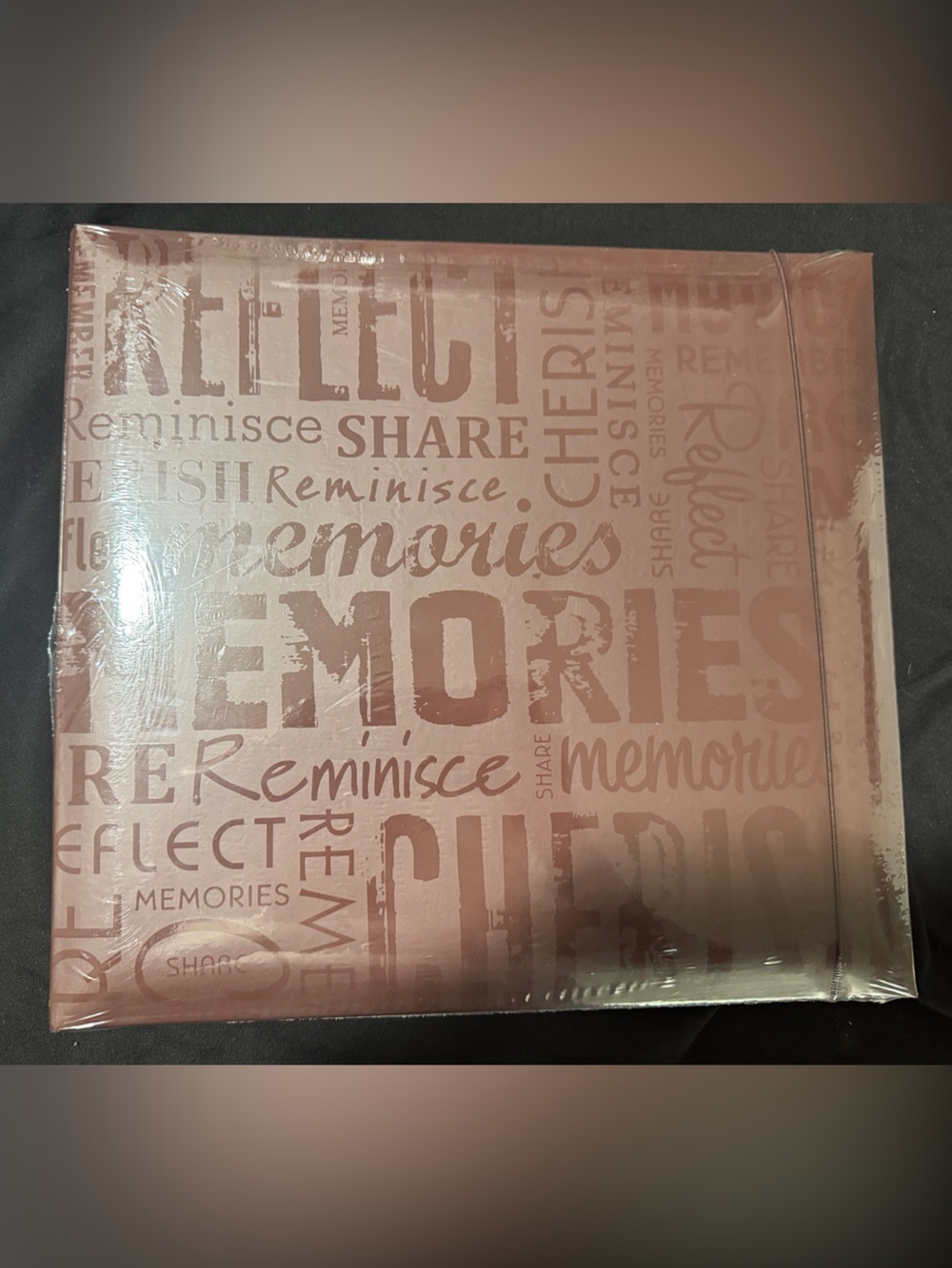 Memory Keepsake Scrapbook Album in Brown